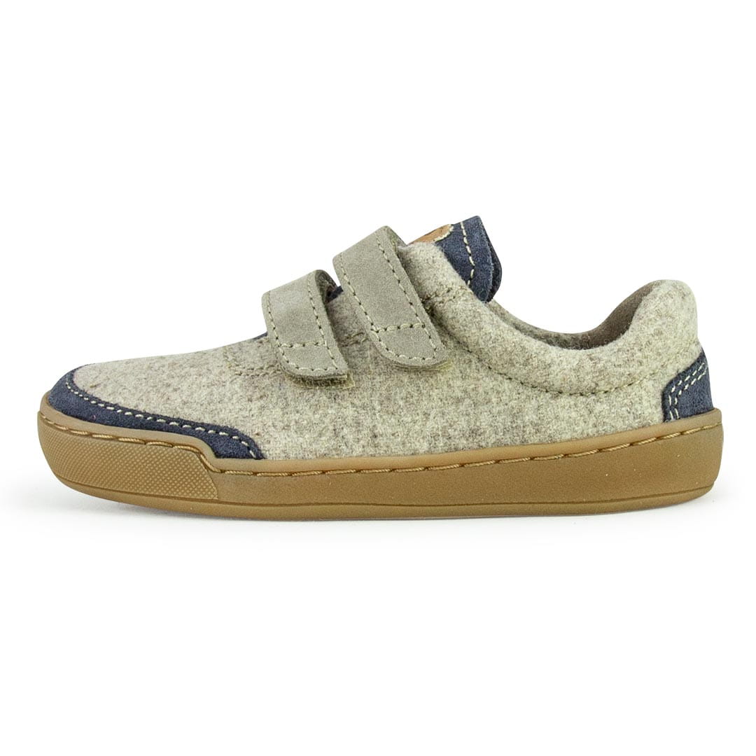 Kids Terrar Wool | indigo - Kinder Barfußschuh