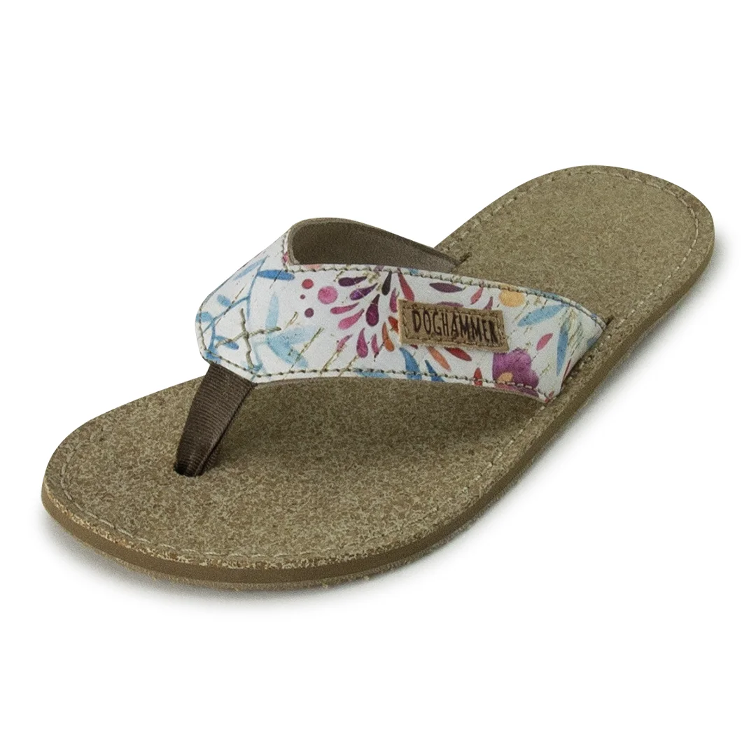 Terrar Toe Vegan | flower - Barfußschuh-Zehentrenner