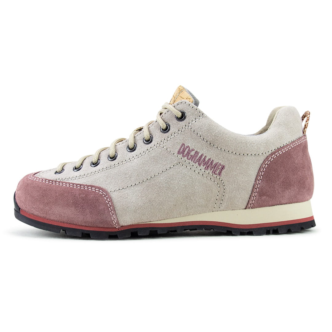 nachhaltiger damen bergschuh in deer farbe lila