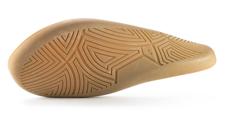 barfußschuhsohle aus naturkautschuk