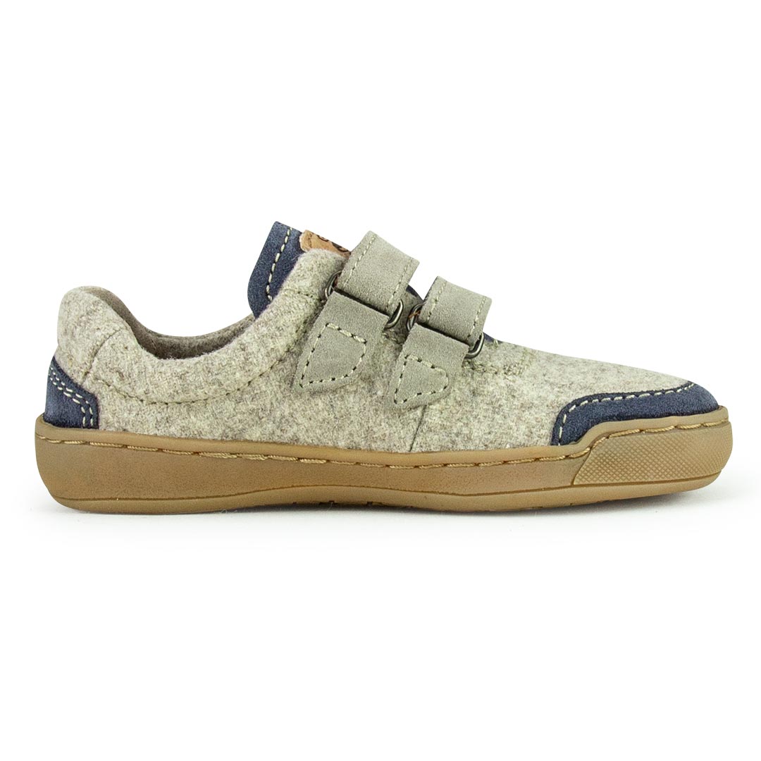 Kids Terrar Wool | indigo - Kinder Barfußschuh