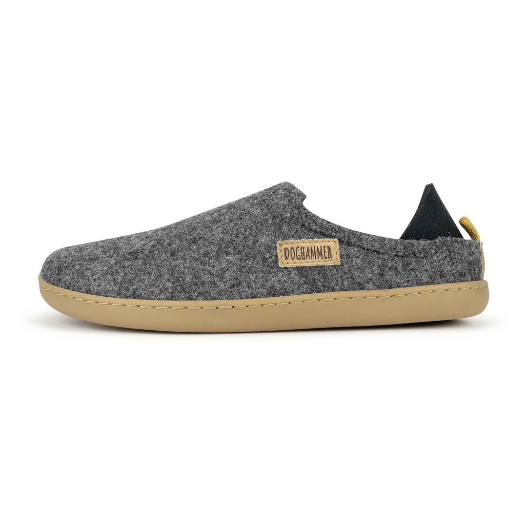 Terrar Dahoam Wool plus | grey – barefoot slippers