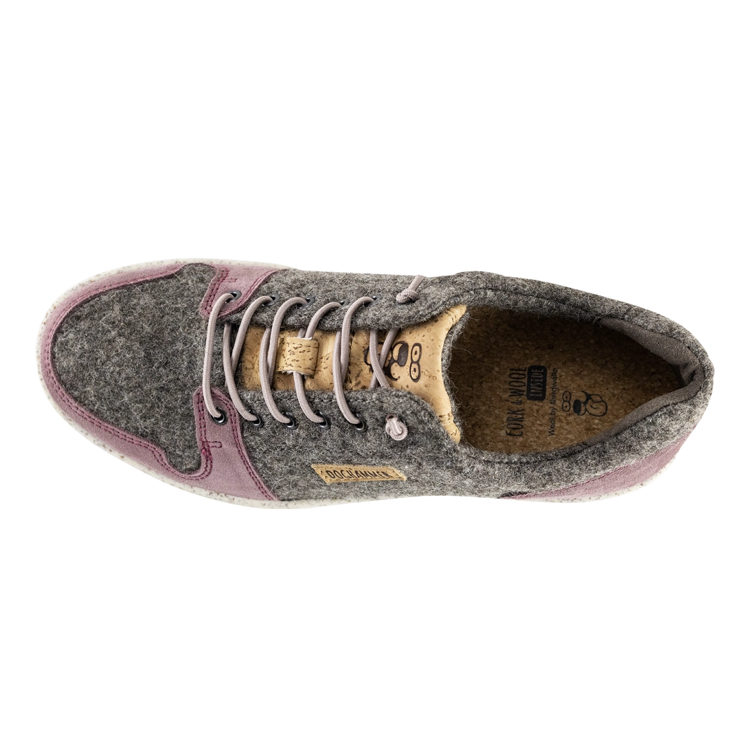 Local Wool Commuter | blueberry - nachhaltiger Damensneaker