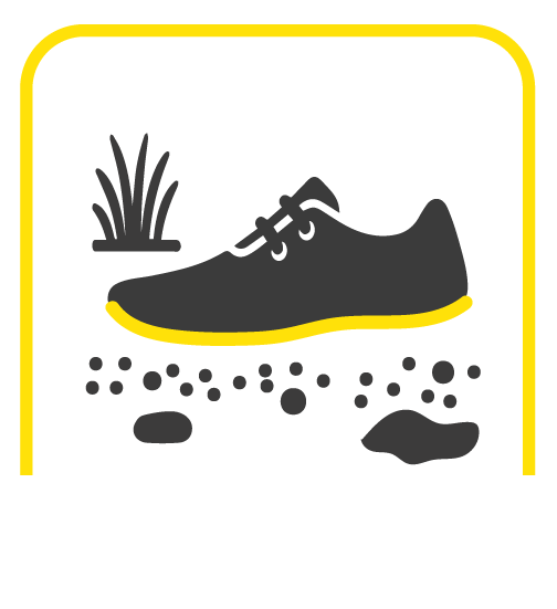 icon für barfußschuhe mit minimalsohle