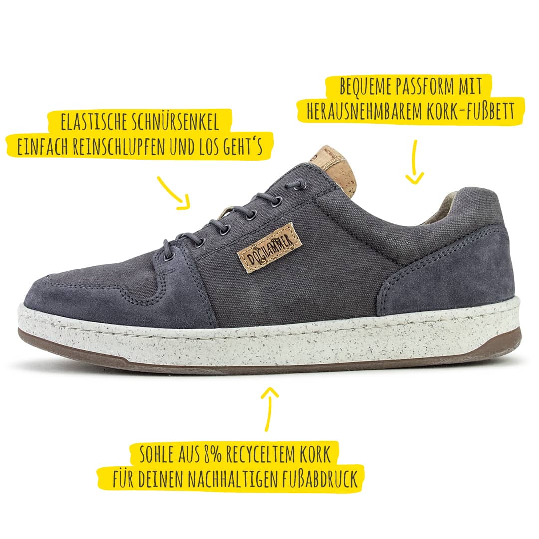 Textile Commuter | midnight blue - nachhaltiger Sneaker